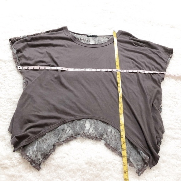 Anthropologie lace short sleeve shark bite… - Picture 6 of 10